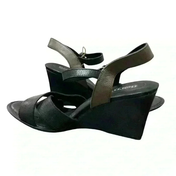 Born Hamada Wedge Sandal Leather Women Size 10 NEW - Picture 5 of 10